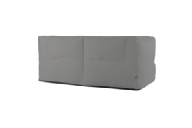 Couch | Two seat Couch | Two seat | ECOLLECTION | Medium grey