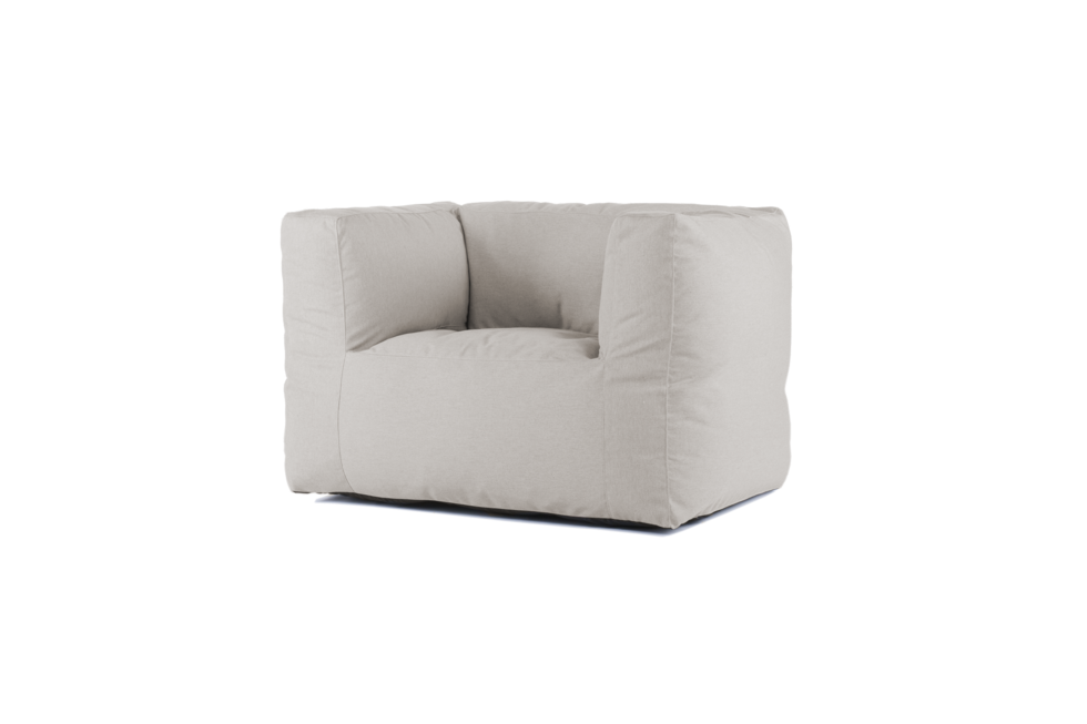 Loungemeubelen | Loungestoelen |  Chair - One seat - ECOLLECTION - Light grey