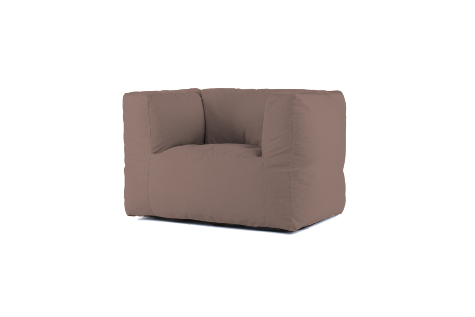 Accessoires |  Losse hoezen | Losse hoes - Chair One seat SMOOTH collection Light Brown