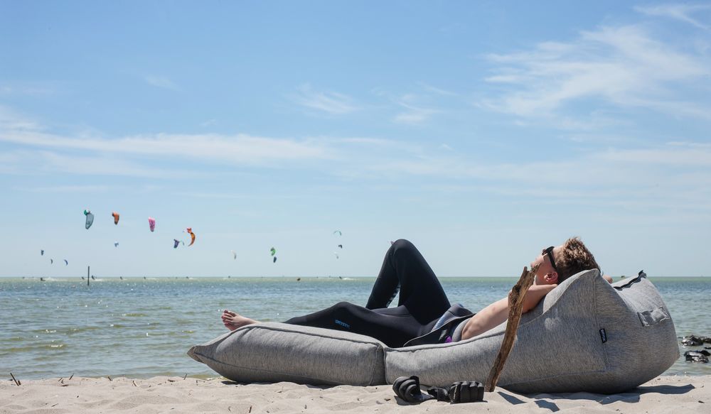 Loungebed voor binnen en buiten