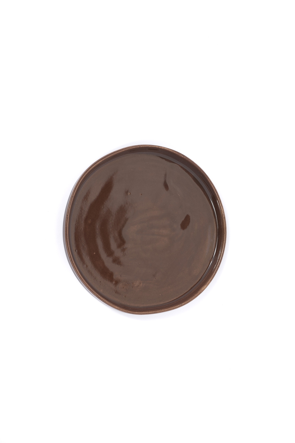 Accessoires |  Keramieken mokken, borden en schalen | EARTHEN BY BRYCK - Keramiek collectie - Cake Plate - Brown