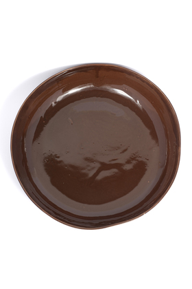 EARTHEN BY BRYCK | Ambachtelijk aardewerk EARTHEN BY BRYCK | Keramiek collectie | Big Low Bowl | Brown