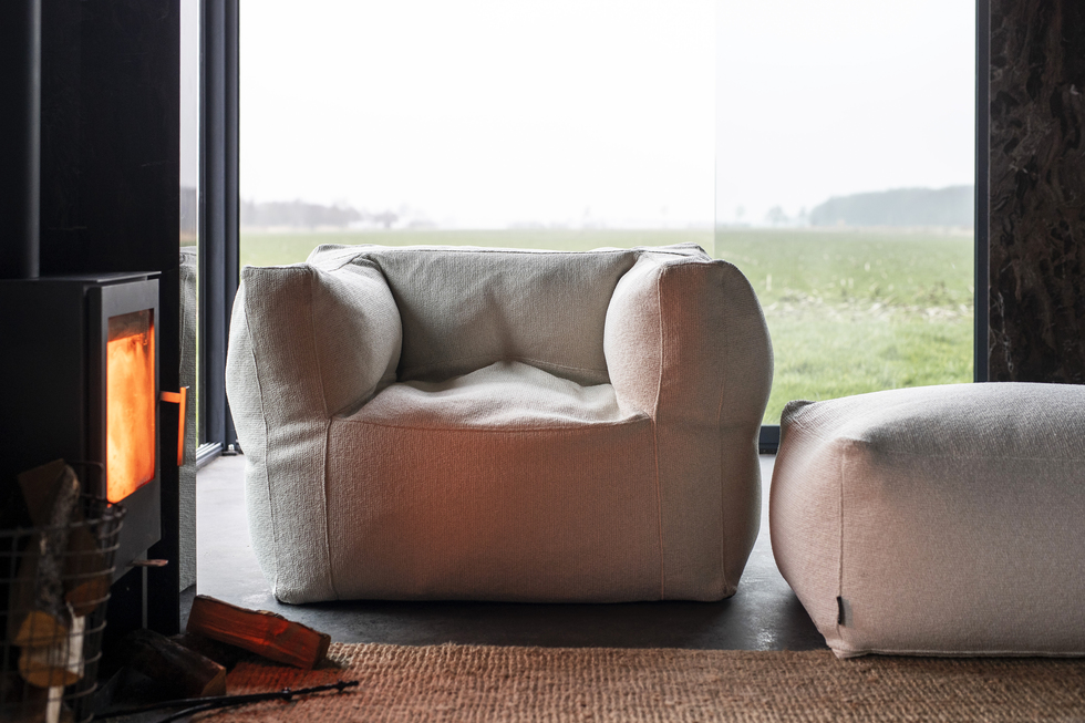  Loungestoelen |  Chair - One seat - Limited Edition - Bouclé