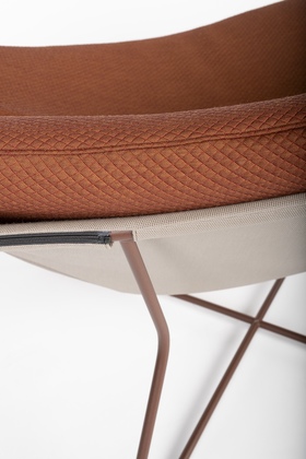 LABEL X BRYCK | Limited Edition  Lounge chair Rust Mosaic