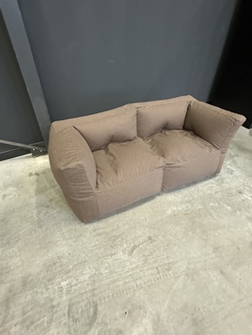 Quick shop product Couch 2-zits Brown Mink