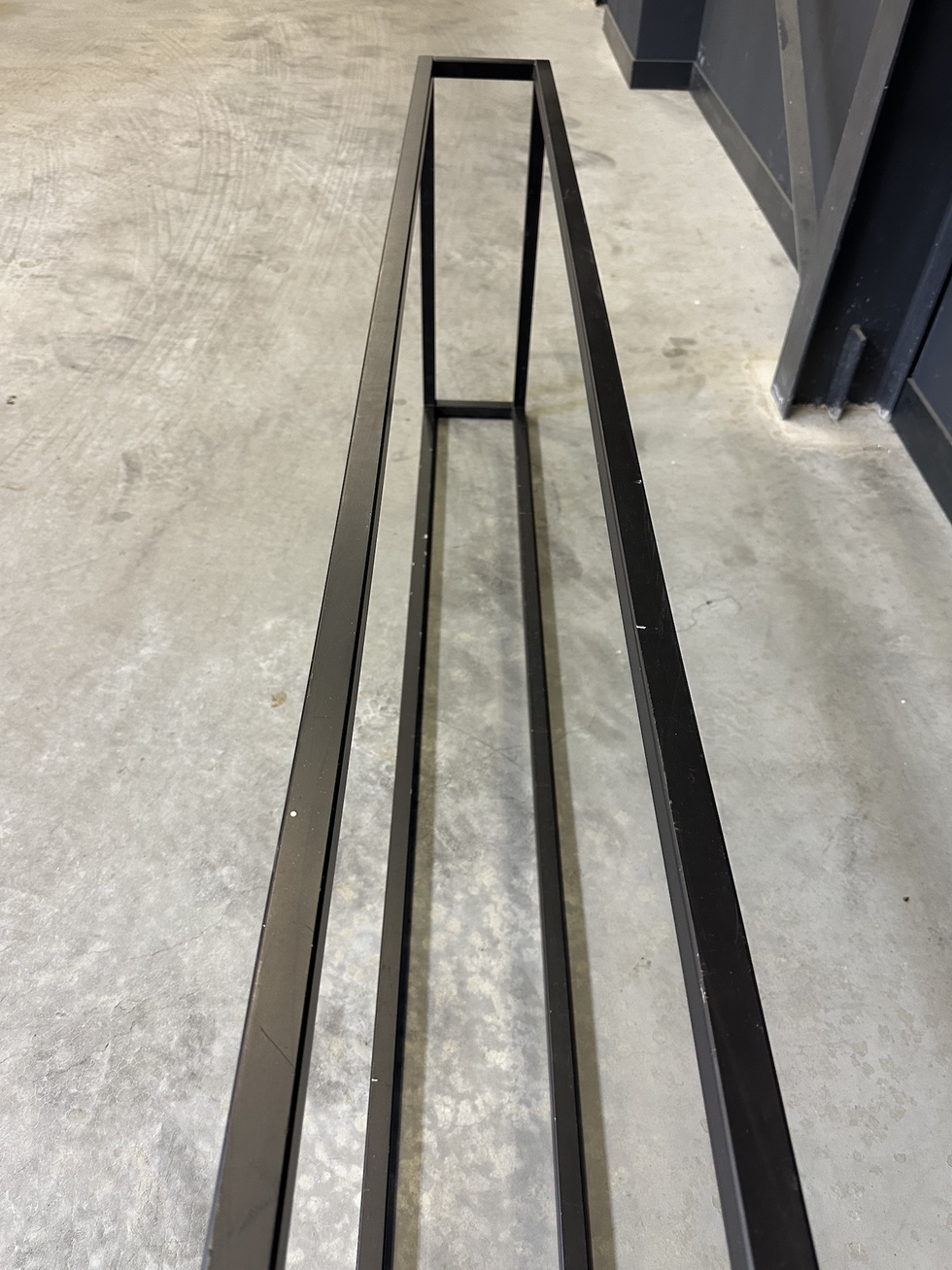 Quick shop product Houtrek H75 x B222 cm / Matzwart