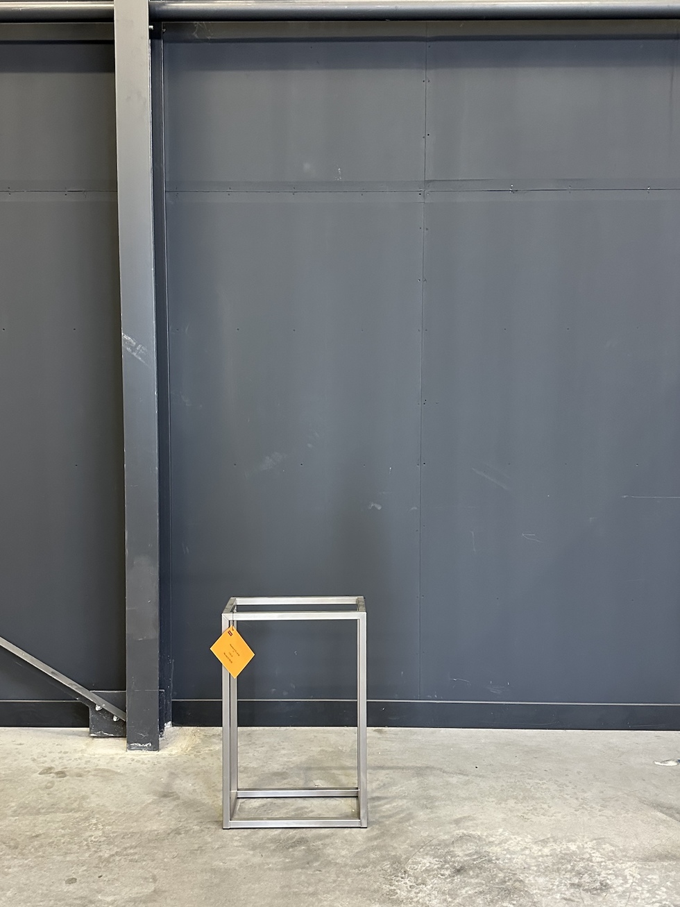 Blockx houtrek |   Houtrek H75 x B50 cm / RVS