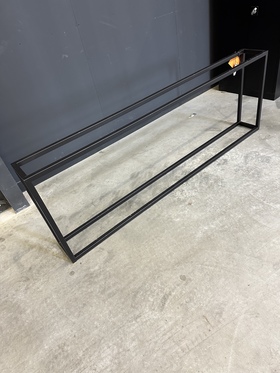 Quick shop product Houtrek H75 x B222 cm / Matzwart