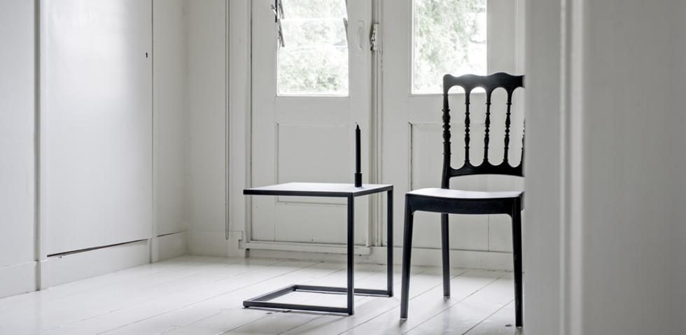 Salon- en bijzettafels | Tafels |  BYS Bijzettafel Zwart (zonder kaarsenstandaard)