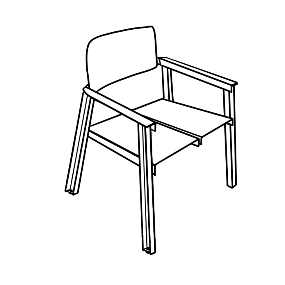 Meubelen | Loungestoelen |  MUSTER Dining Chair